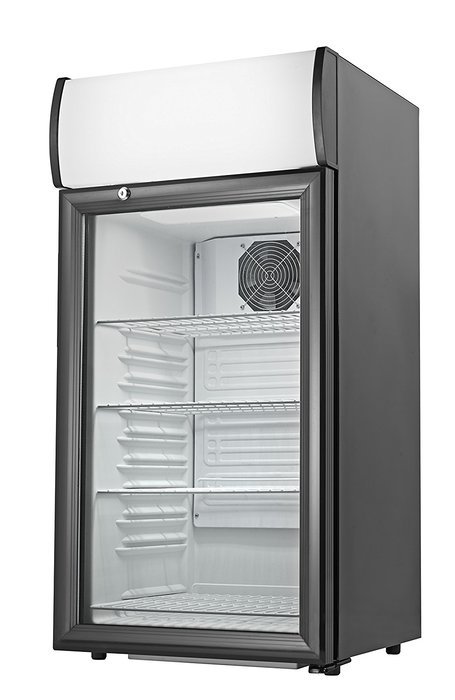 Grindmaster Cecilware CTR2.68LD Countertop Refrigerator with 4 Shelves, 2.7 Cubic Feet, Black