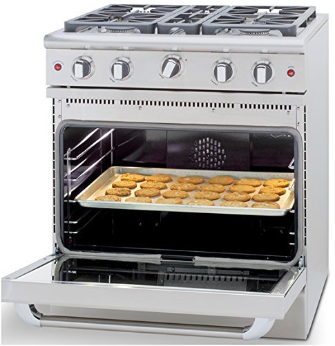 Capital MCR304L Precision 30" Stainless Steel Liquid Propane Sealed Burner Range - Convection N2