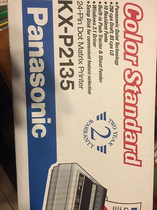 panasonic kx-p2135 24-pin dot matrix printer N4