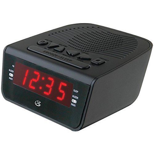 GPX C224 .6" LED AM/FM Alarm Clock