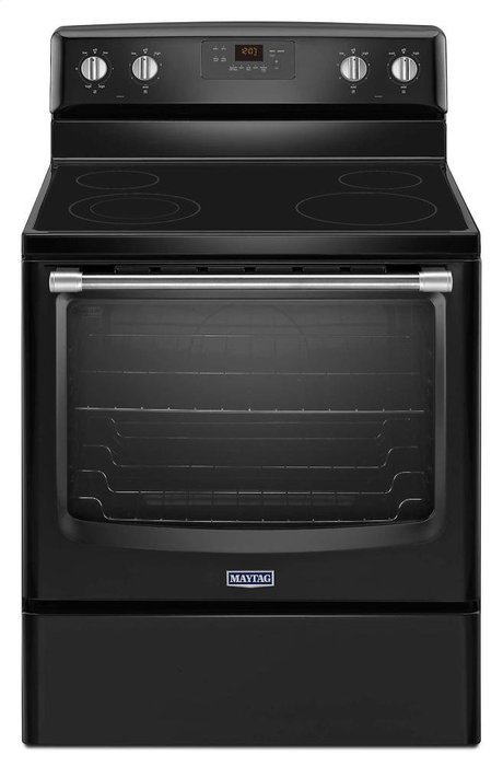 6.2 Cu. Ft. Electric Range with Precision Cooking System Finish: Black