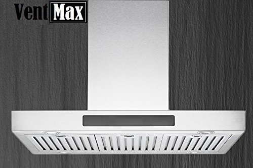 VentMax VM31-I36, 36" Island Mount Range Hood