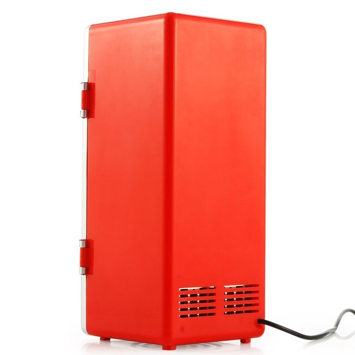 Rubility Mini USB Fridge Cooler Beverage Drink Cans Cooler/Warmer Refrigerator N16