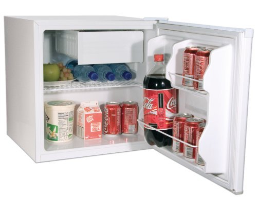 Haier HSA02WNDWW 1.7 Cu Ft. Compact Refrigerator/Freezer, White