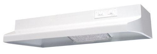Air King AD1303 Advantage Ductless Under Cabinet Range Hood with 2-Speed Blower, 30-Inch Wide, White Finish by...