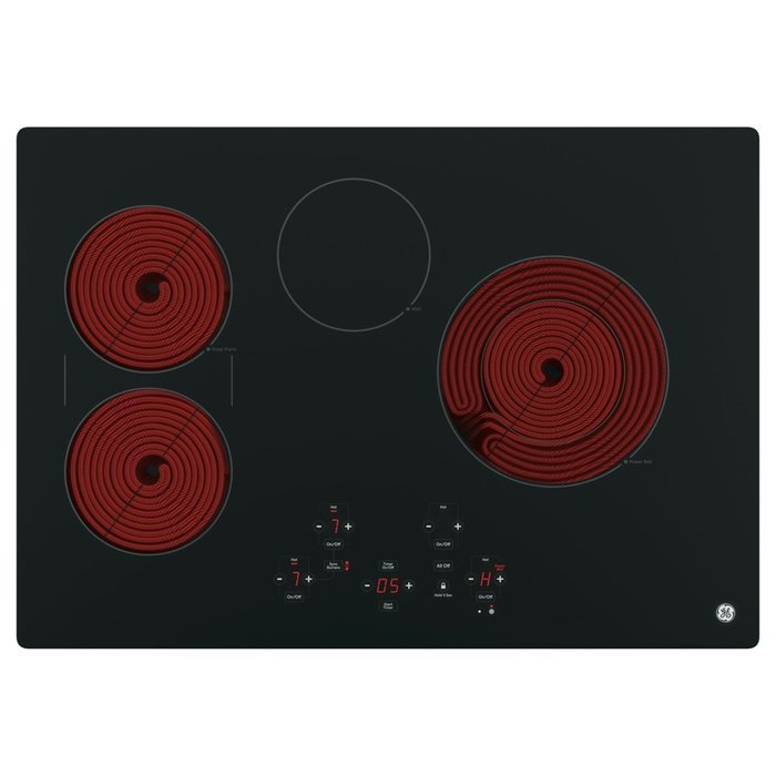 JP5030DJBB 30" Built-in Electric Cooktop with Four Radiant Cooking Elements, Digital Touch Controls, Kitchen Timer... N2
