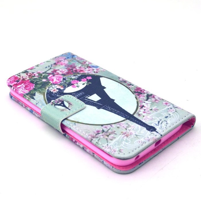 Galaxy S6 Edge Case, Firefish Folio Flip Premium PU Leather Lovely Wallet Shell [Scratch-resistant][Kickstand]... N36