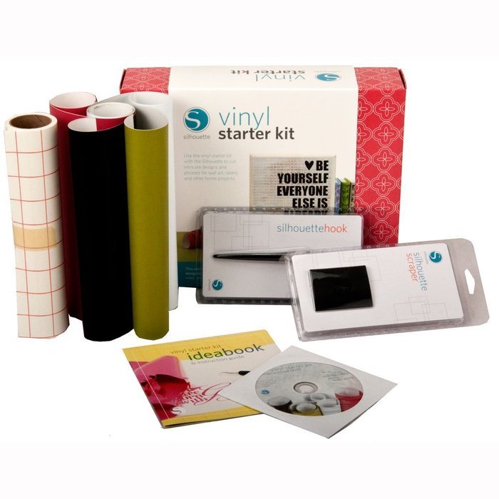 Silhouette Cameo 2 Mega Bundle with 7 Starter Kits, Ultimate Silhouette Guide Book, 24pc Sketch Pens, Fabric Blade... N4