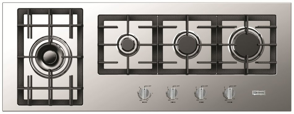 Designer 44" Gas Cooktop with 4 Burners