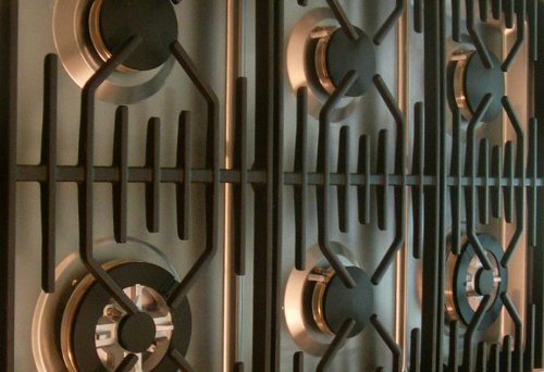 NEW 36" HTRT366NG SLIDE IN COOKTOP NATURAL GAS 6 BURNER STAINLESS STEEL W/ Bonus Griddle N8