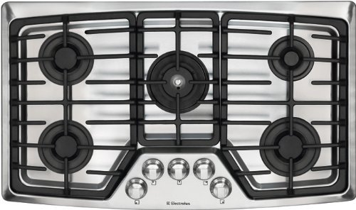Electrolux : EW36GC55GS 36 Gas Cooktop with 5 Sealed Burners - Stainless Steel