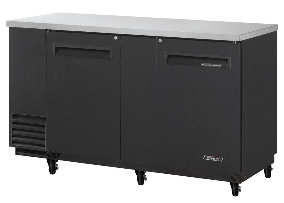 Turbo Air TBB3SB 23 cu. ft. Back Bar with Forced Air Cooling System Fluorescent Interior Lighting High Density...