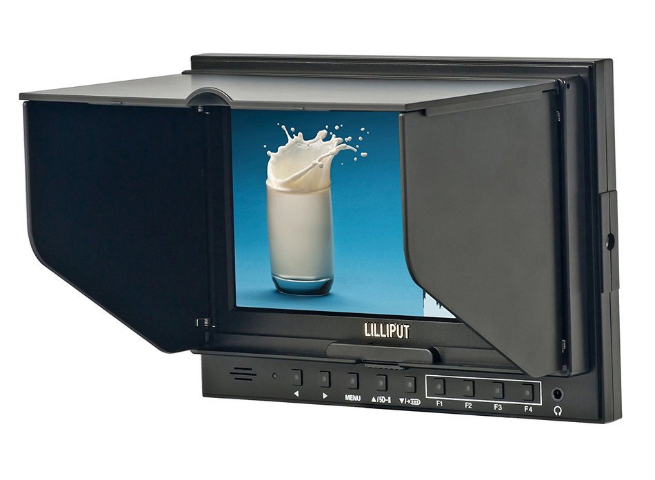 Lilliput 5D-II/P 7 TFT LCD HDMI Monitor PEAKING Canon 5D Mark II 5d2 with Cable and Shoe Mount N4