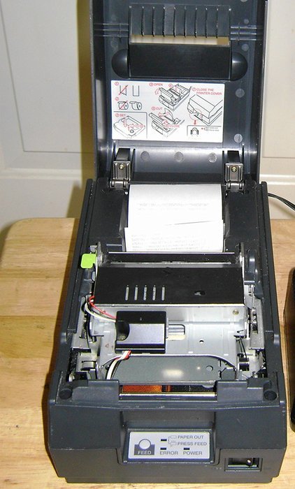 Micros Epson TM-U200B M119B Dot Matrix Pos Impact Kitchen Printer - IDN Port - No Power Cord N4