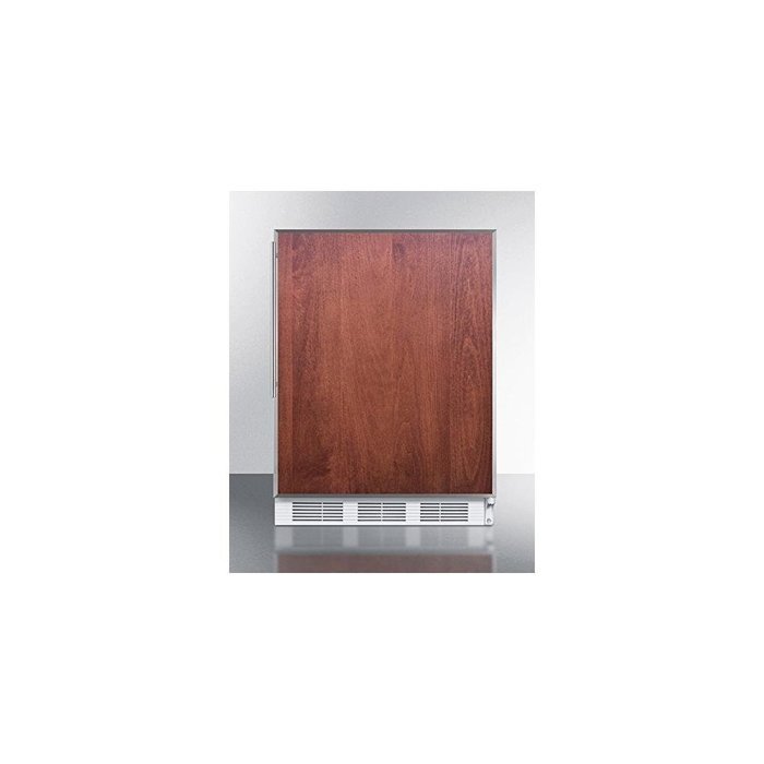 SUMMIT Built-In Undercounter Residential Use Refrigerator-Freezer - Wh N8