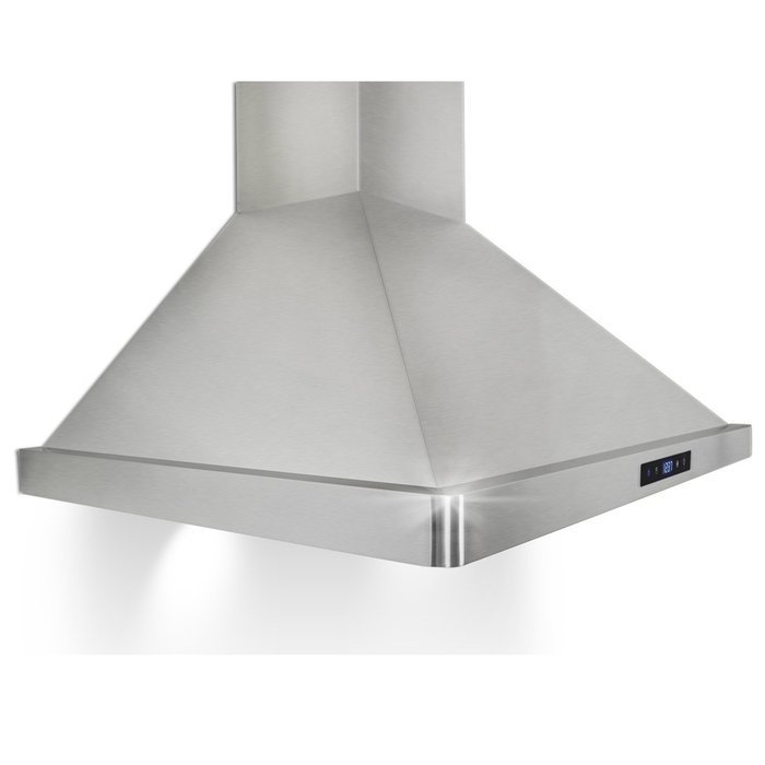 Golden Vantage 36" Kitchen Stainless Steel Wall Mount Range Hood LED Touch Control Panel w/ Baffle Filters GVBI... N2