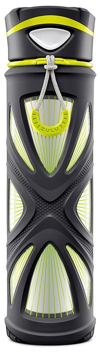 Zulu Core Glass Water Bottle with Quick-Cap Lid N12