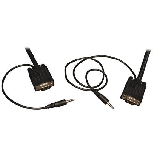 TRIPP LITE P504-006 / 6FT SVGA/VGA MONITOR +AUDIO CABLE W/ COAX HD15 M/M 3.5MM M/M N2