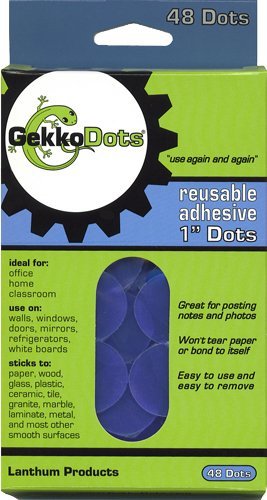 Gekkodots Reusable Adhesive Dots 48 Pk N4