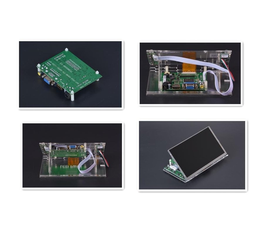 Makerfocus Raspberry Pi 7 inch HDMI HD 1024 600 Touch Screen Module Kit With Housing Bracket N6