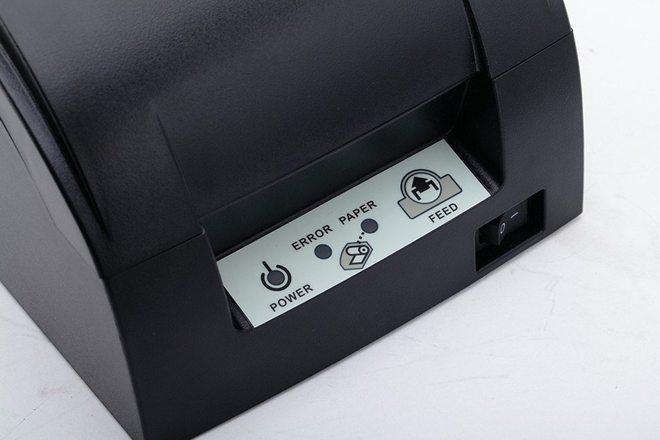 XBLH RP763-U Black Impact Printer Tear Bar Auto-cutter USB Interface Power Supply N4