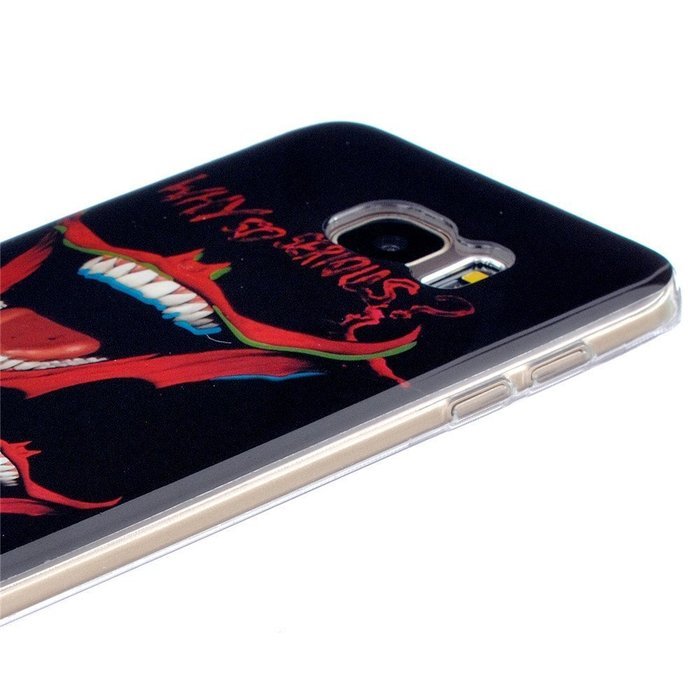 Galaxy S7 Edge Case, Firefish [Fashion Style] [Anti-slip] Ultra Slim Exact Fit Lightweight Flexible TPU Soft Back... N86