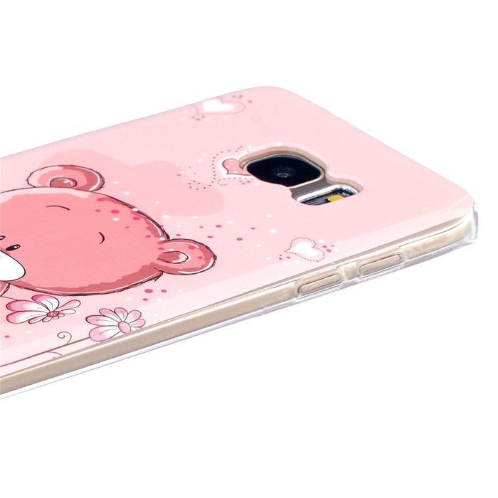 Galaxy S7 Edge Case, Firefish [Fashion Style] [Anti-slip] Ultra Slim Exact Fit Lightweight Flexible TPU Soft Back... N95