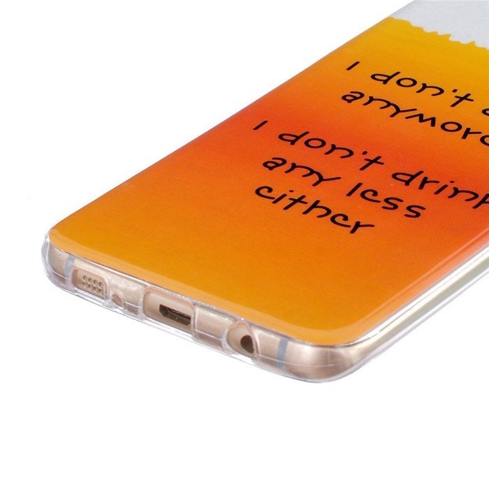 Galaxy S7 Edge Case, Firefish [Fashion Style] [Anti-slip] Ultra Slim Exact Fit Lightweight Flexible TPU Soft Back... N96