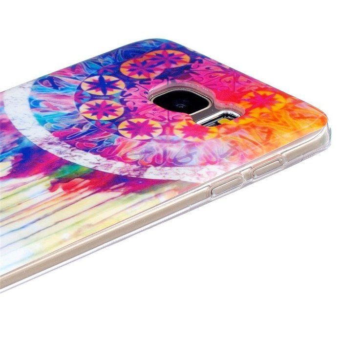 Galaxy S7 Edge Case, Firefish [Fashion Style] [Anti-slip] Ultra Slim Exact Fit Lightweight Flexible TPU Soft Back... N101