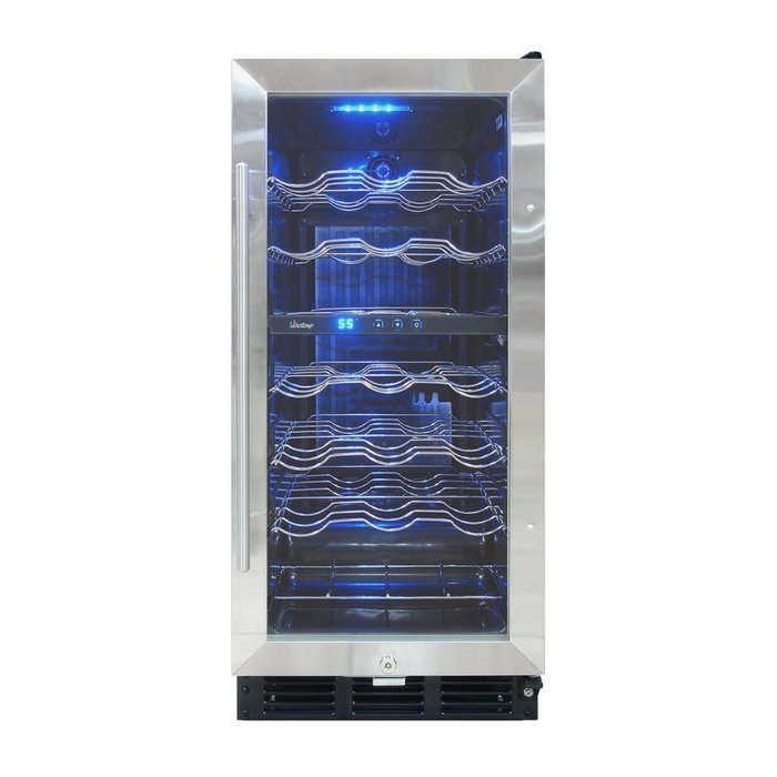 Vinotemp 32-Bottle Wine Cooler with Interior Display N3