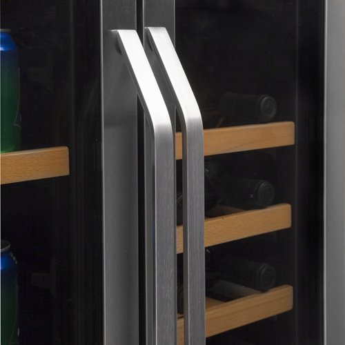 EdgeStar 24 Inch Built-In Wine and Beverage Cooler with French Doors N6