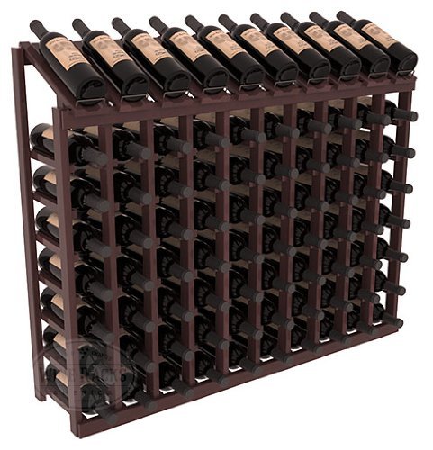 Wine Racks America Redwood 10 Column 8 Row Display Top Kit. 13 Stains to Choose From! N14