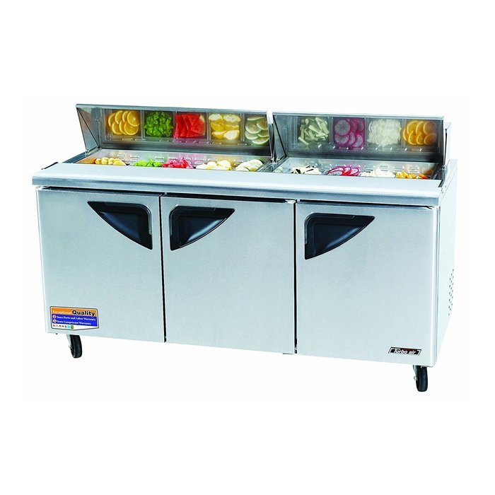 Turbo Air TST-72SD, 72 5/8" Wide Sandwich/Salad Prep Unit