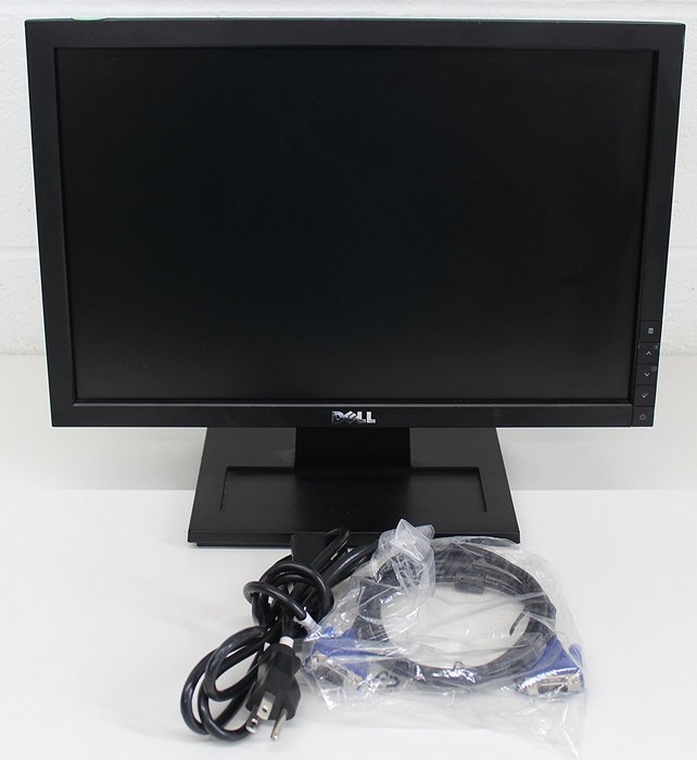 Dell E1709WC Black 17" WideScreen Screen 1440 x 900 Resolution Refurbished LCD Flat Panel...
