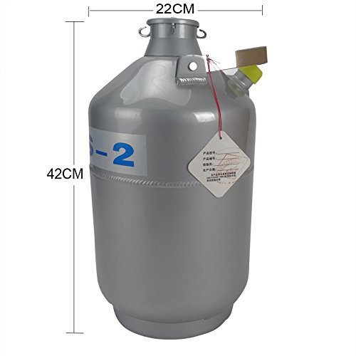 Uuni-WT&reg; 2L YDS-2 Aluminum Alloy Liquid Nitrogen Containers Liquid Nitrogen Container Dewar nitrogenio liquid N3