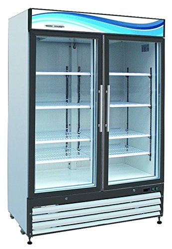 Serv-Ware Glass 2 Door Freezer Merchandiser GF-35