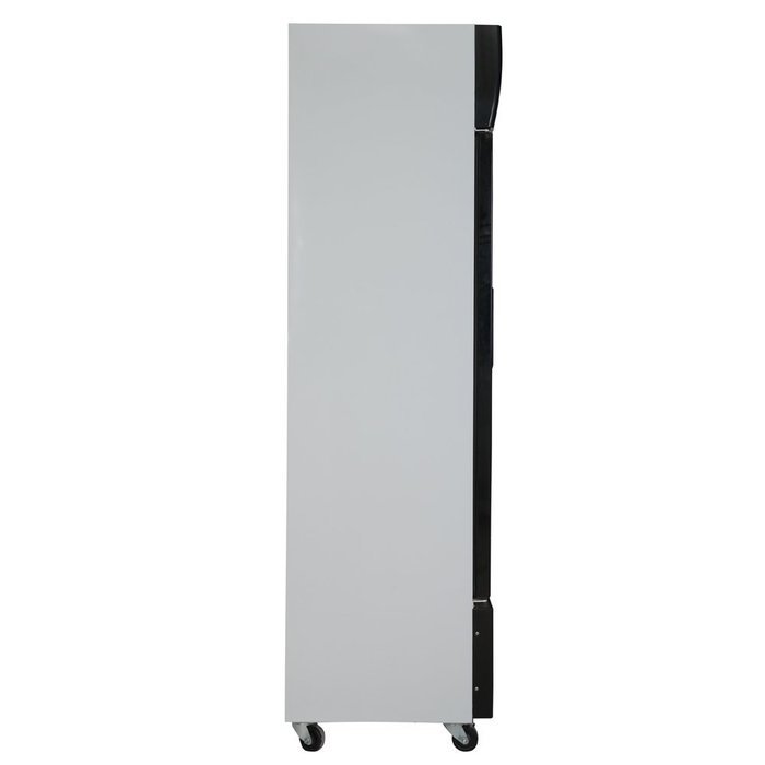 518L Glass Display Showcase Pull Doors 2-Door Commercial Refrigerator Beer Soda Cola Drinks Beverages Merchandiser... N8