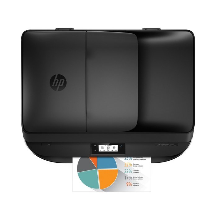 HP OfficeJet 4650 Wireless All-in-One Photo Printer with Mobile Printing, Instant Ink ready (F1J03A) N4
