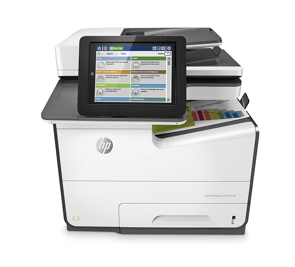 HP Inc. PageWide Enterprise Color **New Retail**, G1W39A#B19 (**New Retail** MFP 586dn) N4