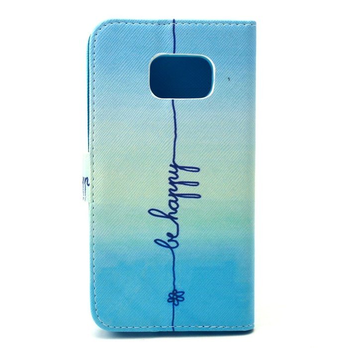 Galaxy S6 Edge Case, Firefish Folio Flip Premium PU Leather Lovely Wallet Shell [Scratch-resistant][Kickstand]... N42