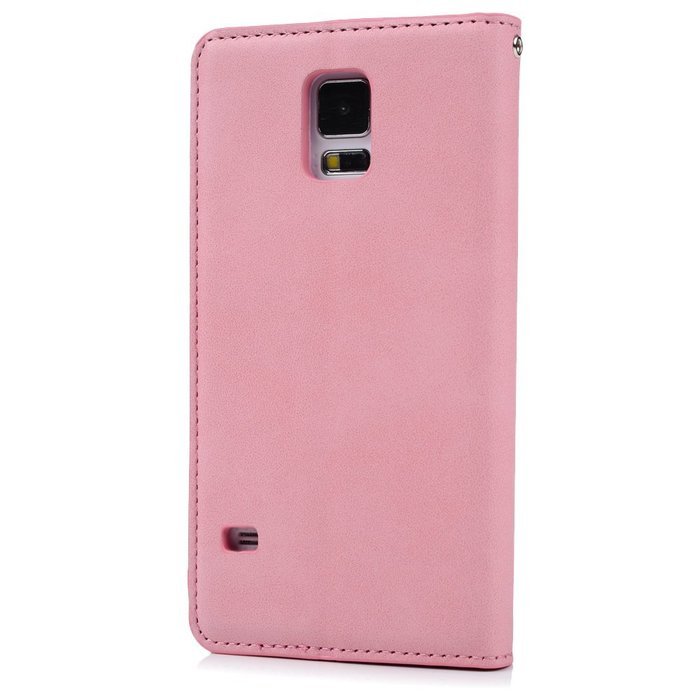 Galaxy S5 Case, YOKIRIN Printed Dream Catcher & Campanula Design [Wrist Strap] Flip Folio... N48