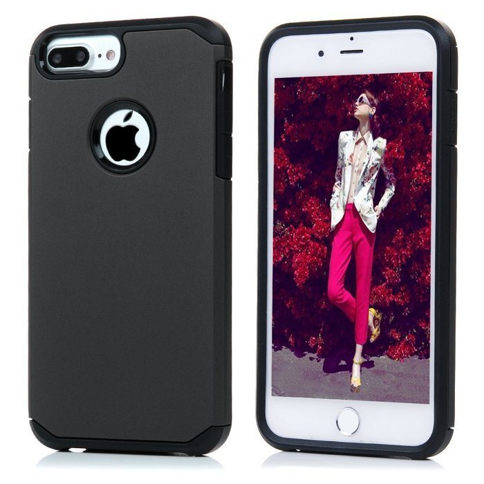 iPhone 7 Plus Case (5.5 inch) - Armor Series Shock-Absorption 2 in 1 Hybrid Dual Layer High Impact Full Around... N16