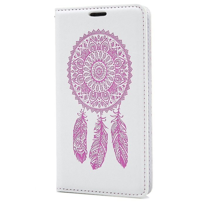 Galaxy S5 Case, YOKIRIN Printed Dream Catcher & Campanula Design [Wrist Strap] Flip Folio... N51