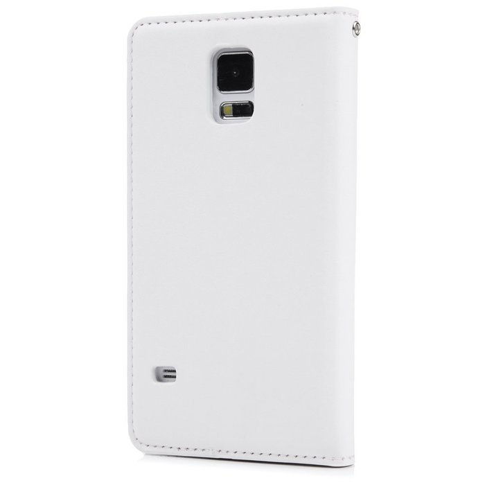 Galaxy S5 Case, YOKIRIN Printed Dream Catcher & Campanula Design [Wrist Strap] Flip Folio... N52