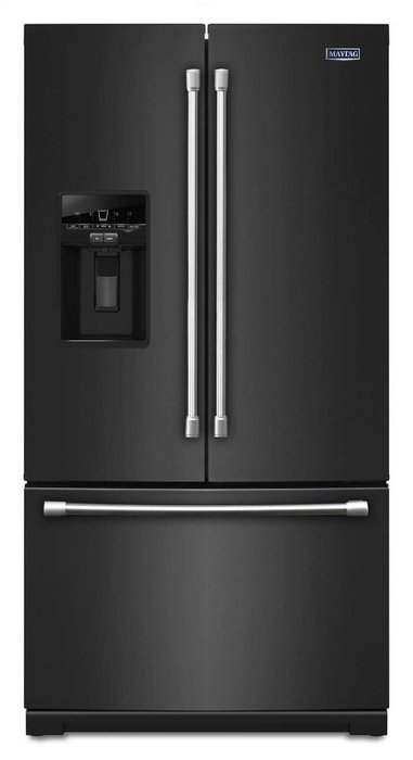 Maytag MFT2776DEE 27.0 Cu. Ft. Black French Door Refrigerator