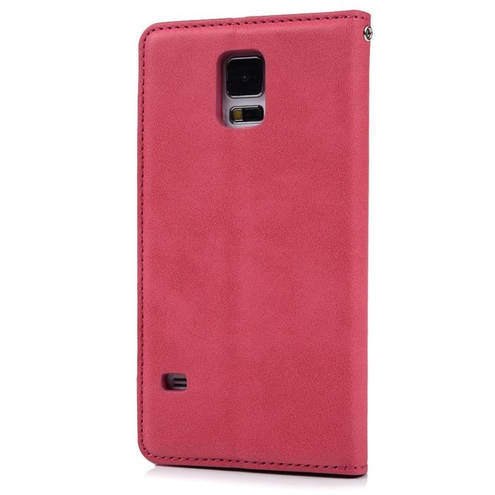 Galaxy S5 Case, YOKIRIN Printed Dream Catcher & Campanula Design [Wrist Strap] Flip Folio... N55