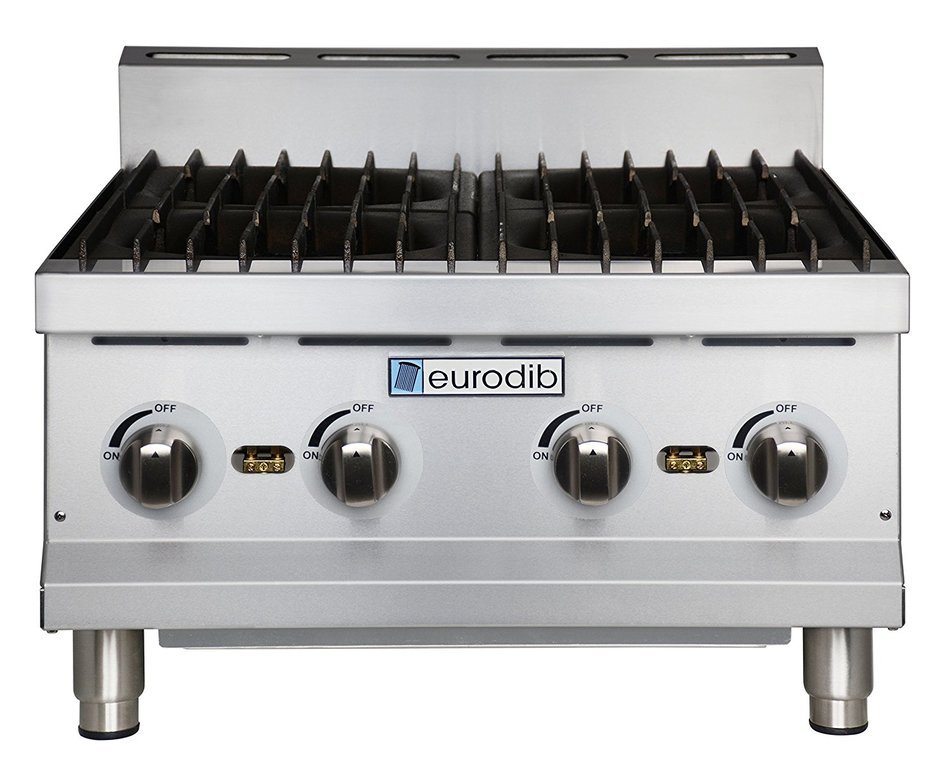 Eurodib HP636 Stainless Steel 6 Burners Hot Plate N3