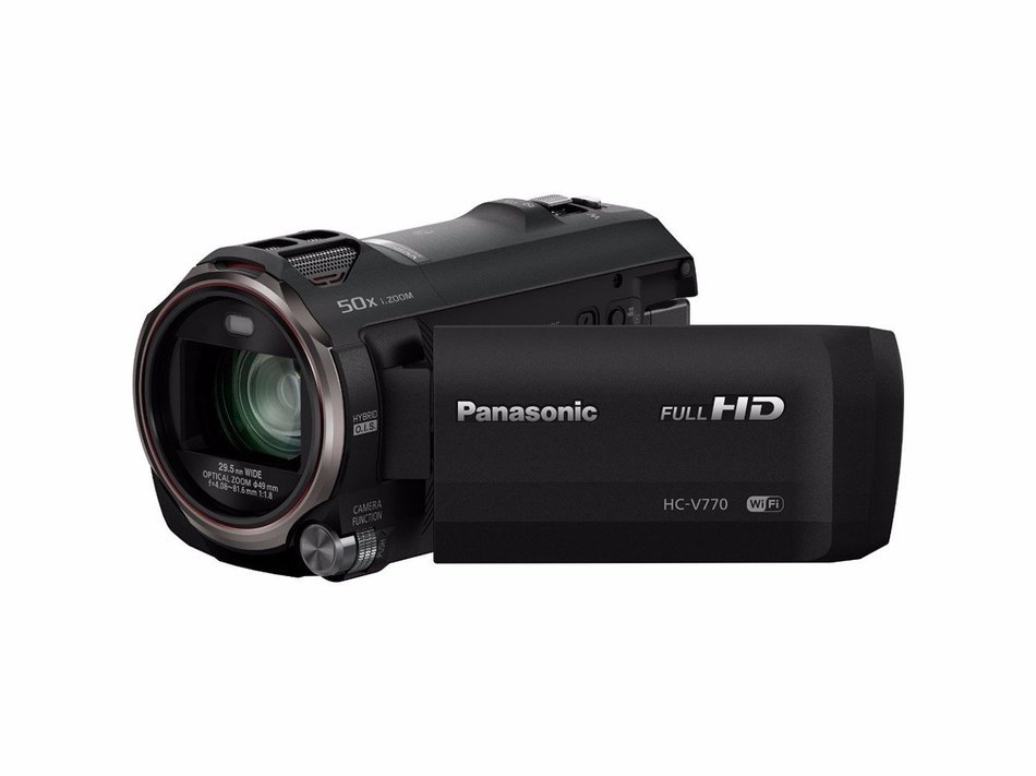 Panasonic HC-V770 HD Camcorder, WiFi, w/ Wasabi battery & 64GB U3 Bundle N5