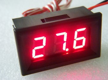RioRand 0.40 three high-precision thermometer PT100 display digital thermometer waterproof - 200 ~ 450 ℃ Red LED