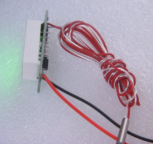 RioRand 0.40 three high-precision thermometer PT100 display digital thermometer waterproof - 200 ~ 450 ℃ Red LED N2